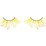    Yellow Feather Eyelashes (15102)  2