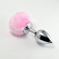     Lovetoy Large Silver Plug With Pompon