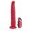   Elite Vibrating 10 Inch Dildo Silicone Waterproof Red (11658)  